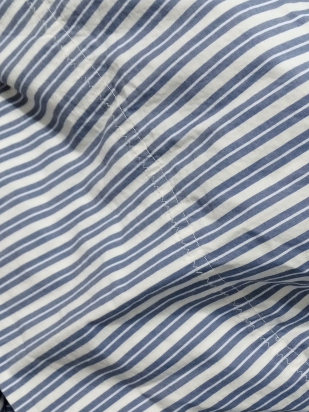 J. Crew Blue & White Vertical Stripe Maxi Dress - Picture 8 of 8